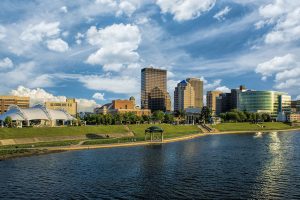 RiverScape Metro park in downtown Dayton Ohio by Cleary Creative Photography