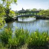Cox Arboretum and Monet's bridge in Miamisburg Ohio By Dan Cleary