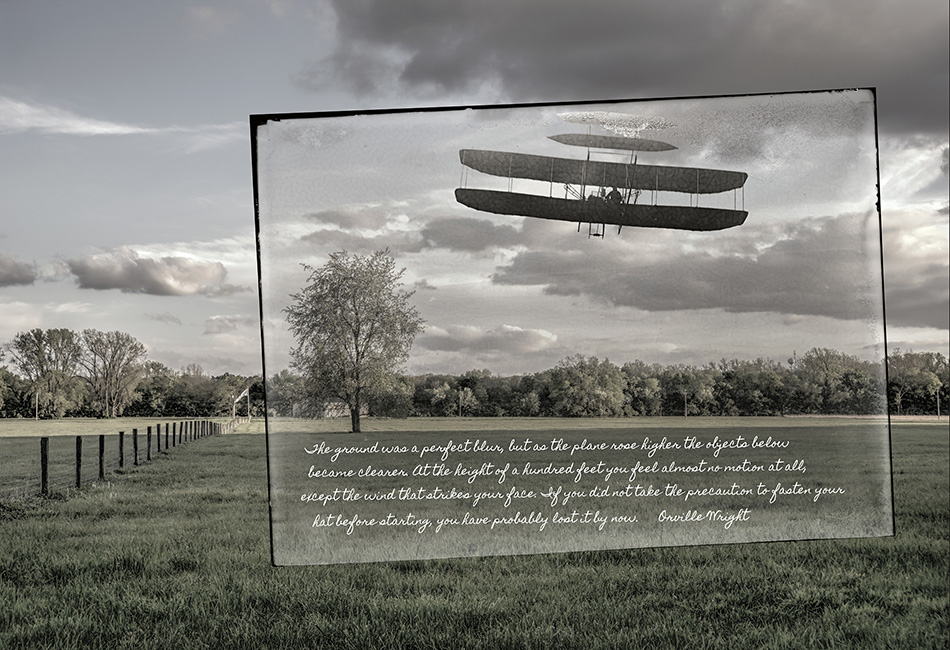 Wright Brothers Flight #41 At Huffman Prairie By Dan Cleary