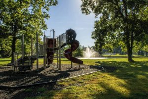 Playground in Englewood Ohio by Dan Cleary