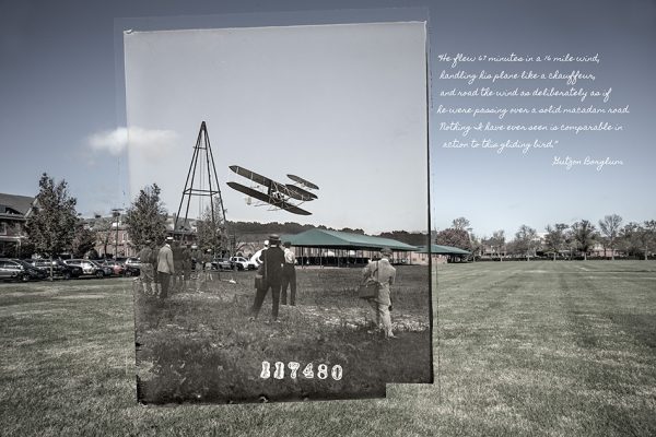 Speed Test At Ft Myer the Wright Brothers Then and Now series by Dan Cleary in Dayton Ohio