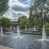 Kettering Ohio's Lincoln Park fountain by Dan Cleary