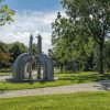 Kettering Ohio's Lincoln Park sculpture by Dan Cleary