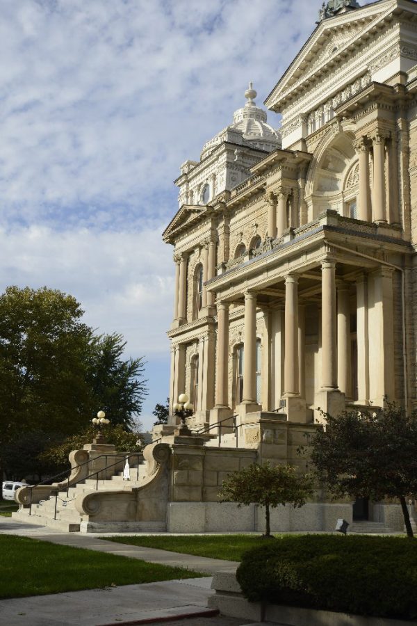 Miami County Troy Ohio courthouse detail photograph by Dan Cleary