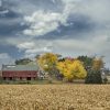 Historic Farm in fall Miami County Ohio by Dan Cleary