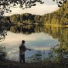 Fisherman in Englewood Ohio by Dan Cleary