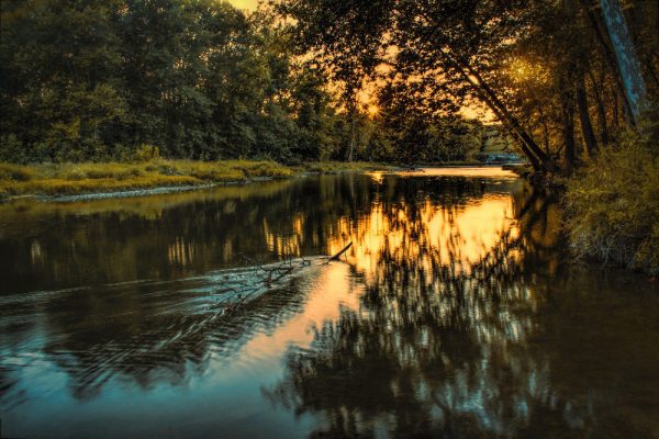 Stillwater River in Dayton Ohio by Dan Cleary