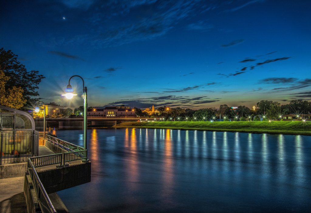 Grandview Hospital Miami River by Dan Cleary in Dayton, Ohio