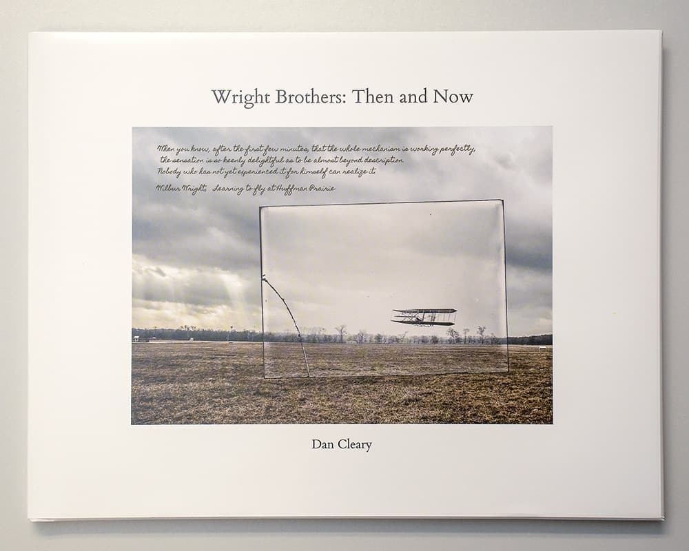 Wright Brothers - Then and Now front cover book by Dan Cleary