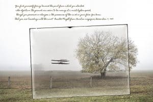 Wright Brothers flight 23 at Huffman Prairie by Dan Cleary on Dayton OHio