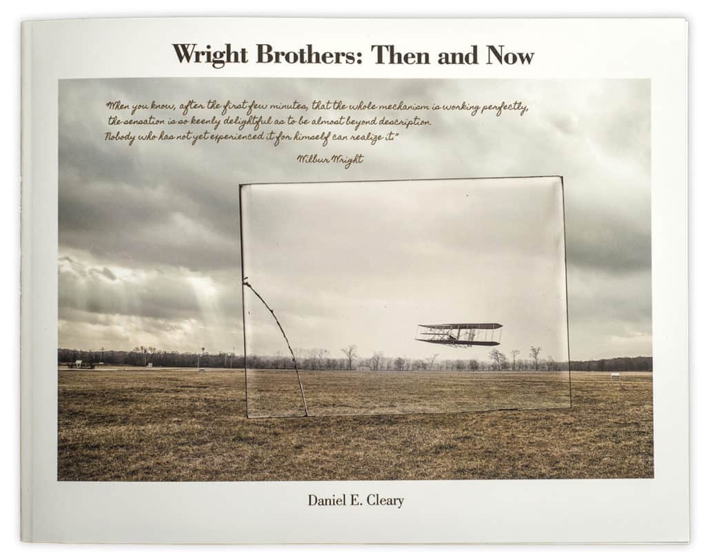 Wright Brothers- Then and Now book cover by Dan Cleary