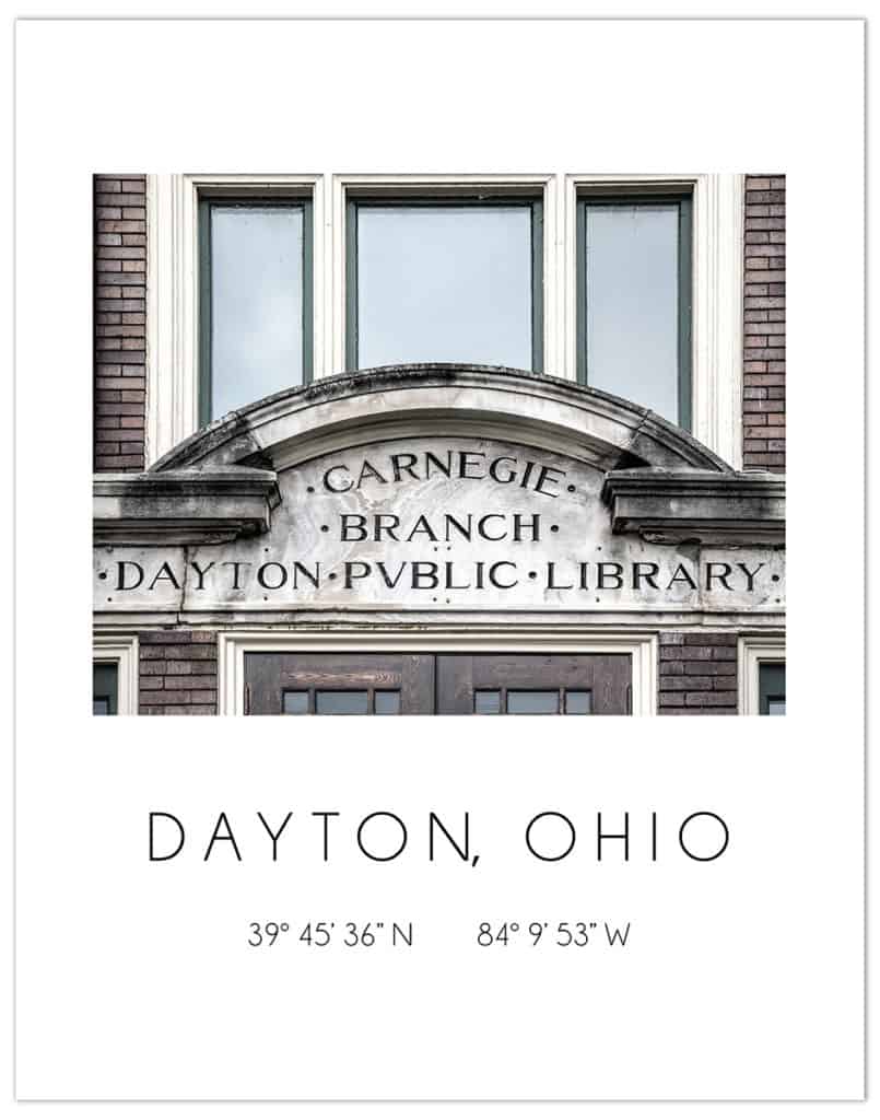 Carnegie Library Dayton by Dan Cleary