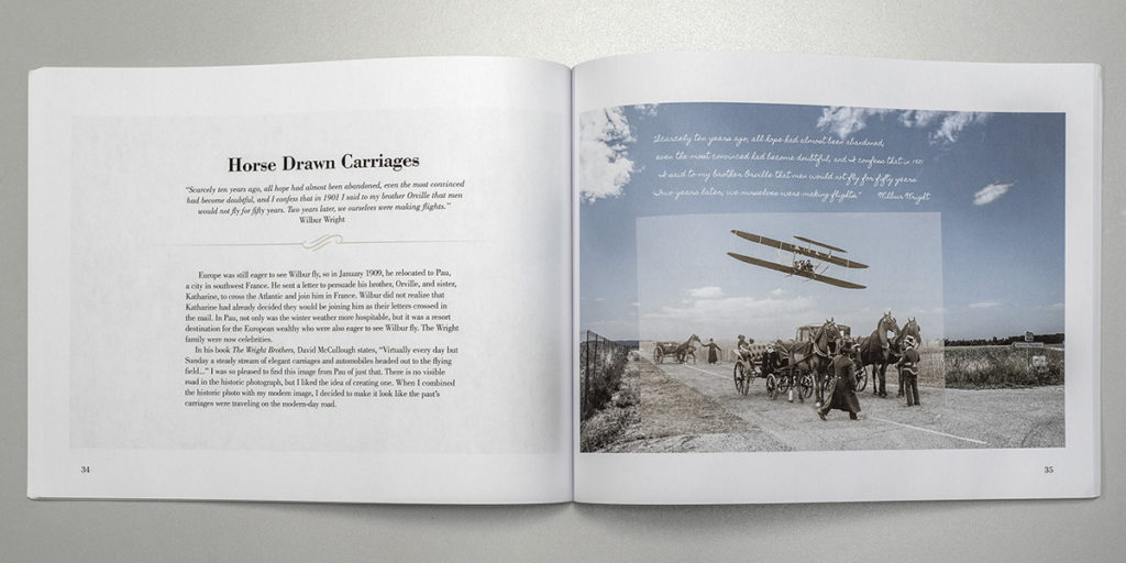 Wright Brothers Then and Now book - Horse Drawn Carriages by Dan Cleary