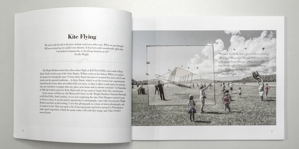 Wright Brothers Then and Now book - Kite Flying by Dan Cleary