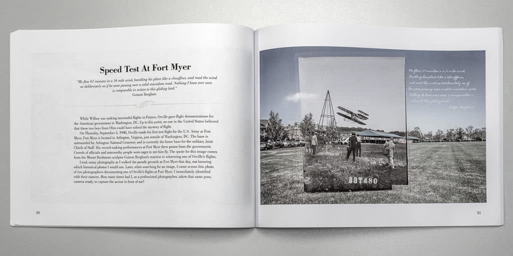 Wright Brothers Then and Now book - Speed Test At Ft Myer by Dan Cleary