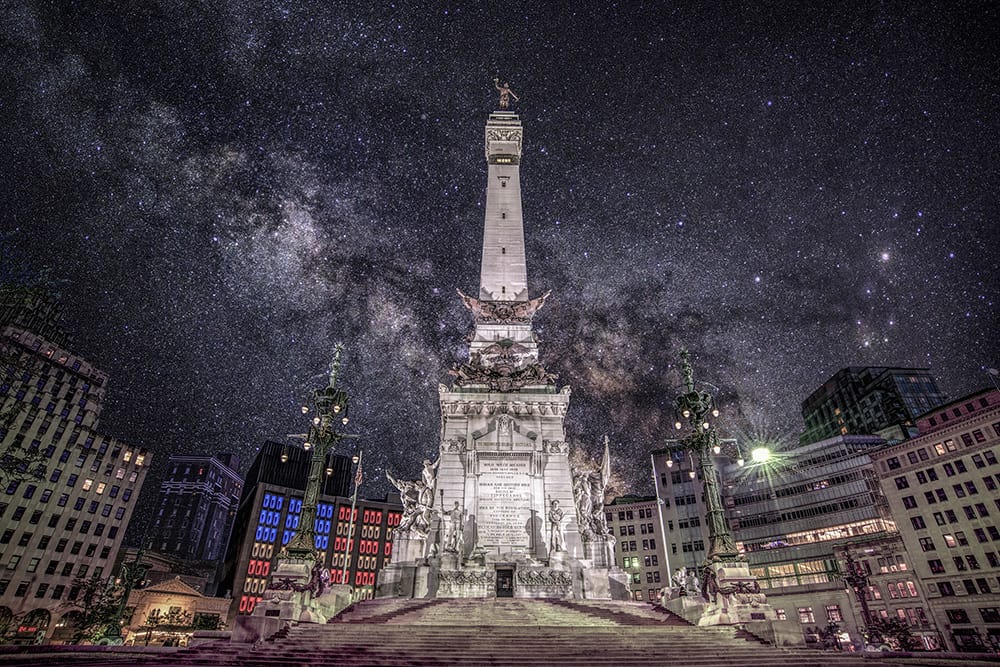 Soldiers and Sailors Monument Indianapolis Indiana by Dan Cleary