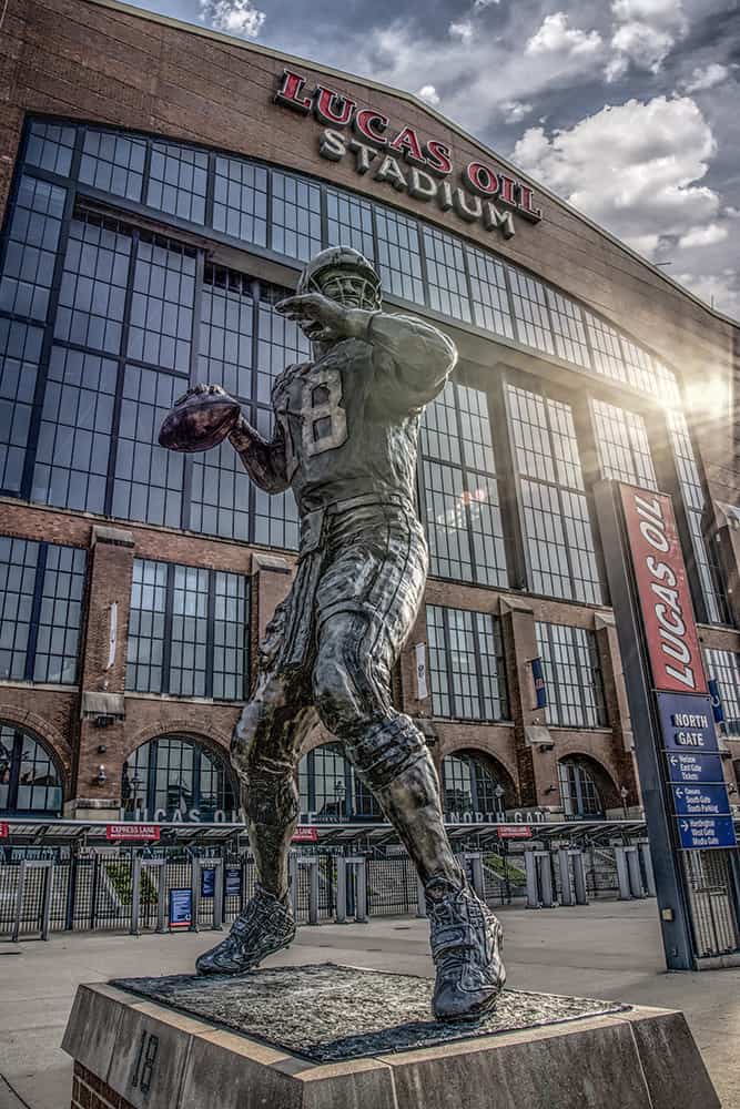 Peyton Manning Statue by Dan Cleary