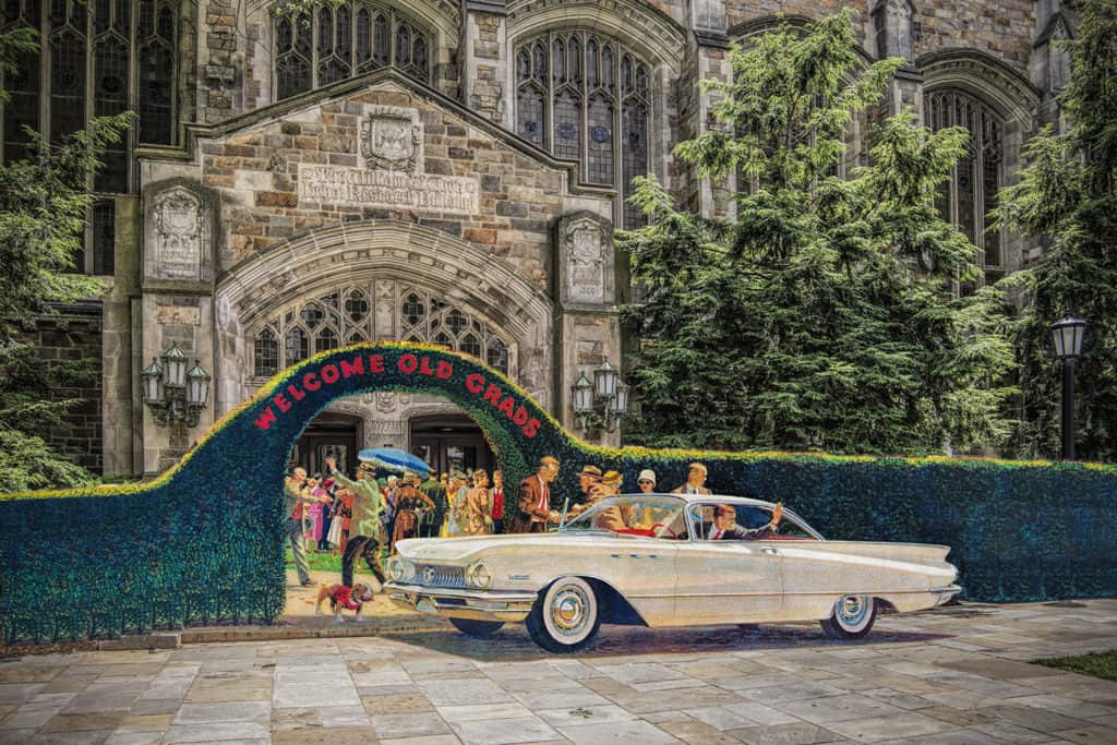 Buick at University of Michigan Law Quad by Dan Cleary