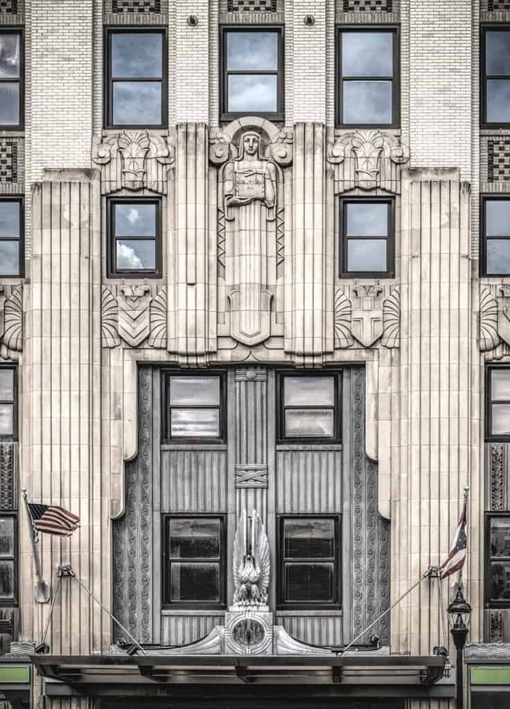 Huntington Building in Akron Ohio by Dan Cleary