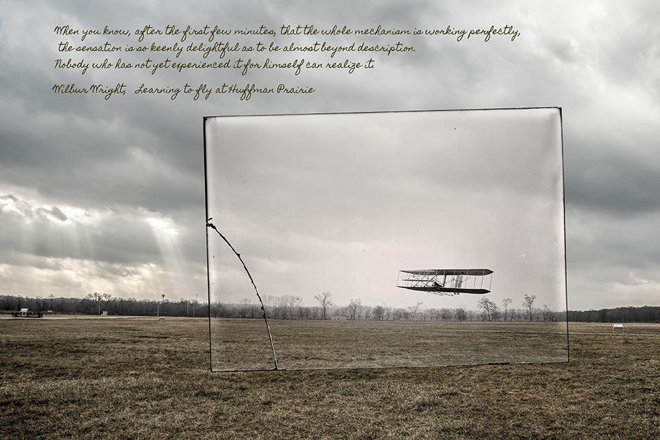 Wright Brothers flight #85 at Huffman Prairie