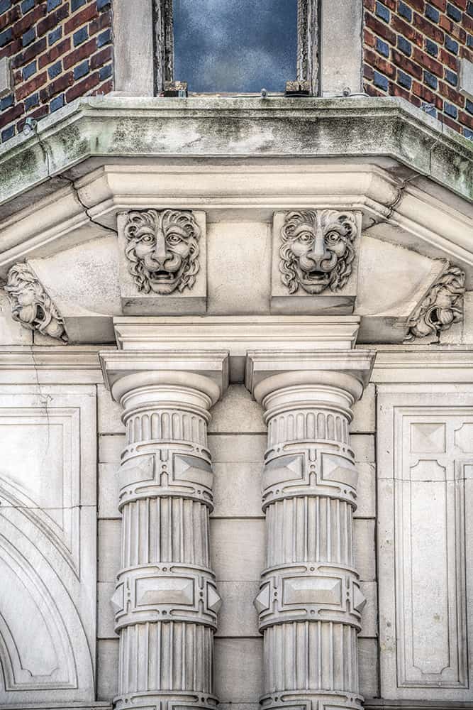 Lions At The Dayton Arcade by Dan Cleary