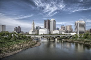 Columbus Ohio Skyline by Dan Cleary