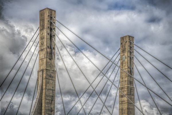 Lane Avenue Bridge Columbus Ohio by Dan Cleary