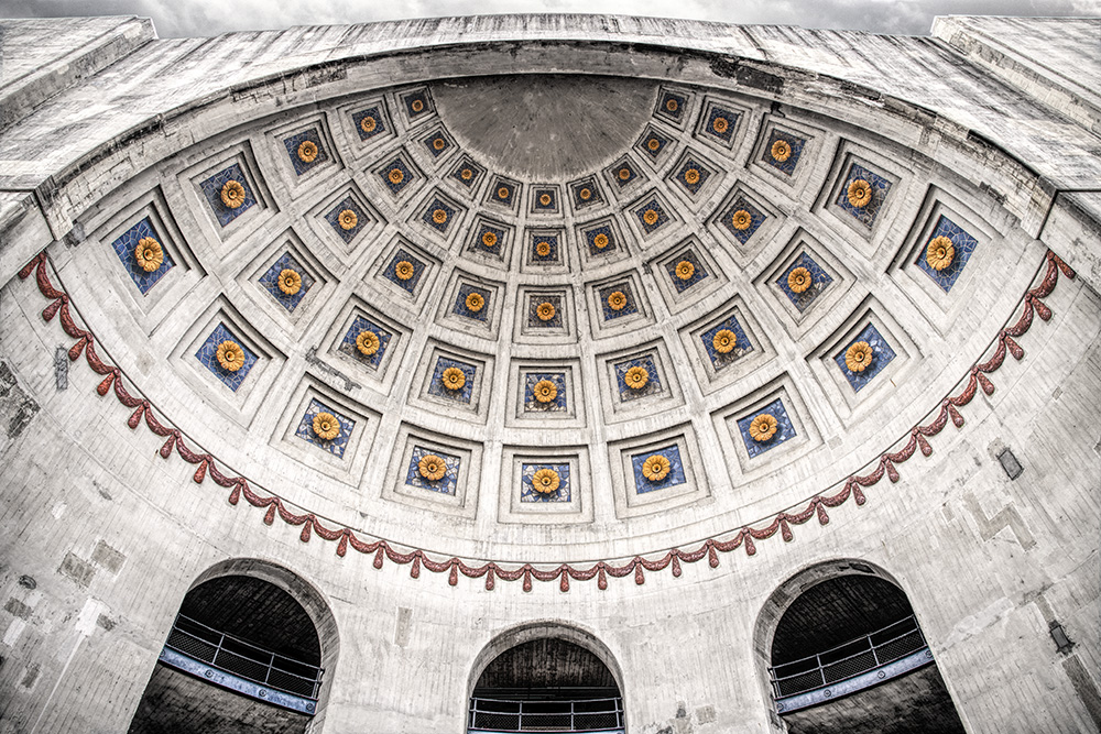 The Ohio State Stadium Entrance Dome Columbus by Dan Cleary