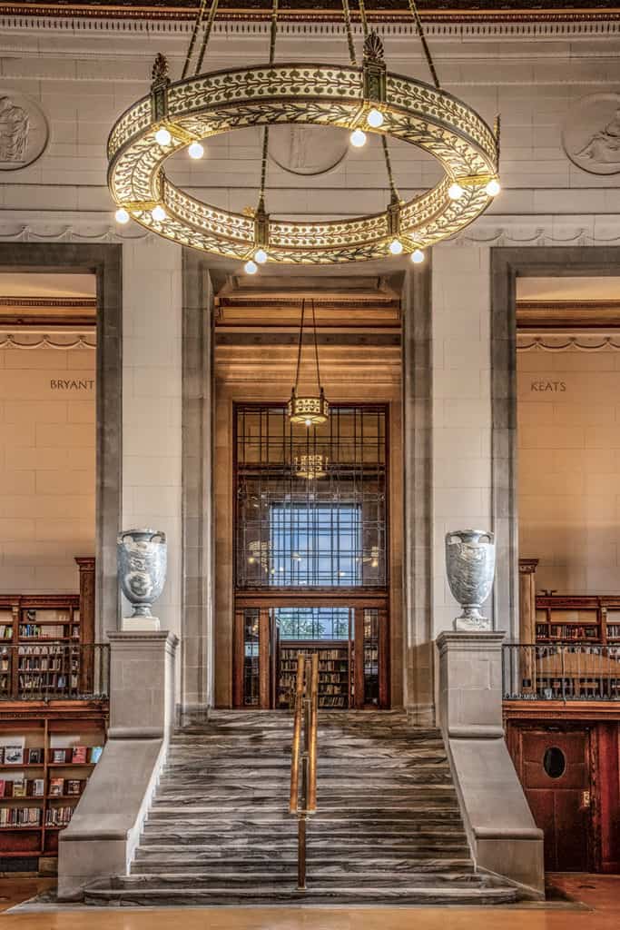Indianapolis Public Library Interior by Dan Cleary