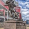 Jim Brown Statue Cleveland Browns stadium