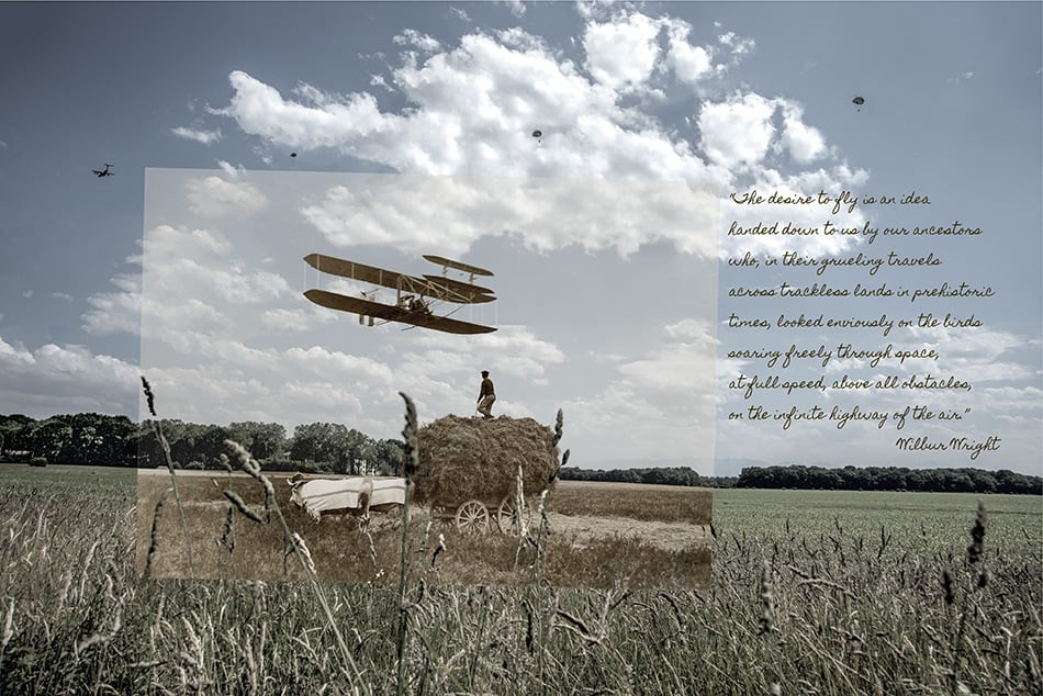 Wright Brothers: Then and Now fine art photo - The Infinite Highway Of The Air