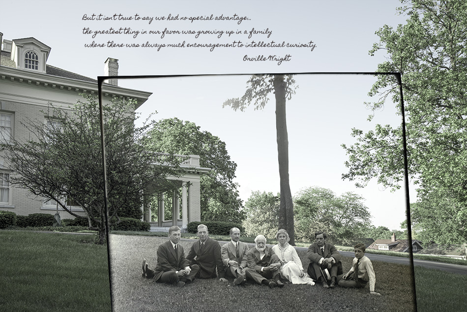 Wright Brothers: Then and Now fine art photo - Family