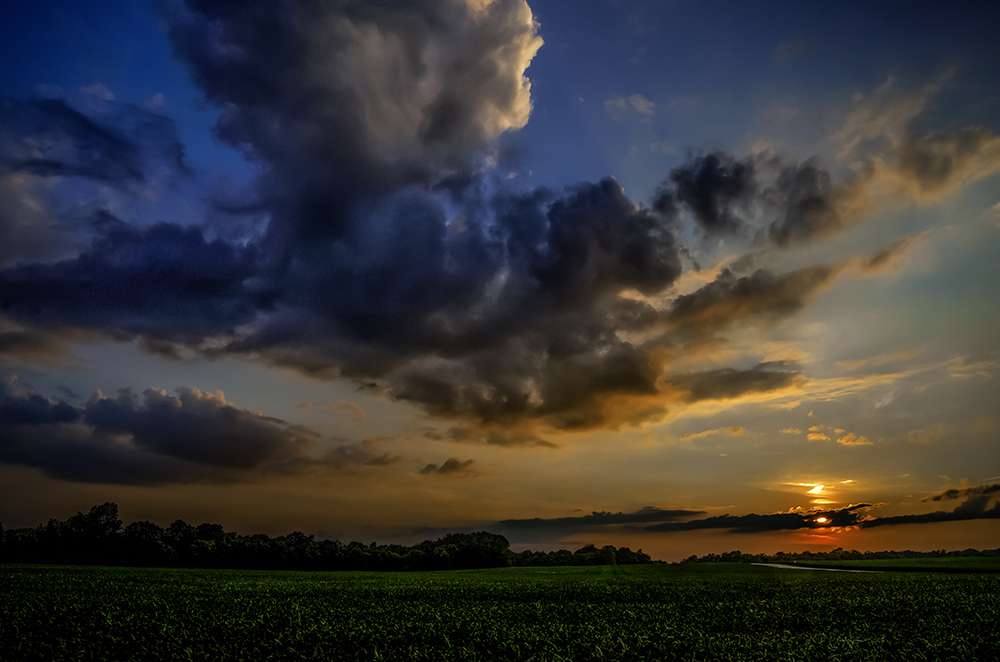 The Road Home-Montgomery County Sunset by Dan Cleary