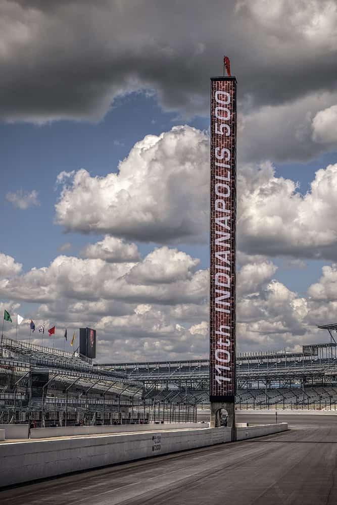 Indianapolis 500 Scoring Pylon for the 2026 110th race