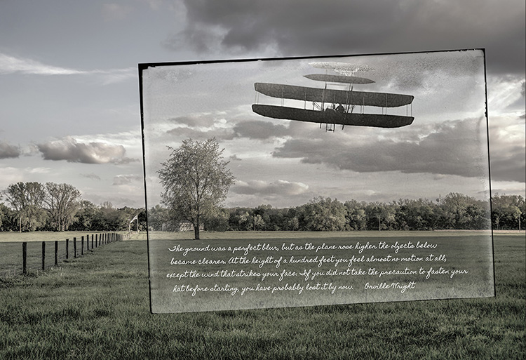Wright Brothers: Then and Now photograph Flight #41