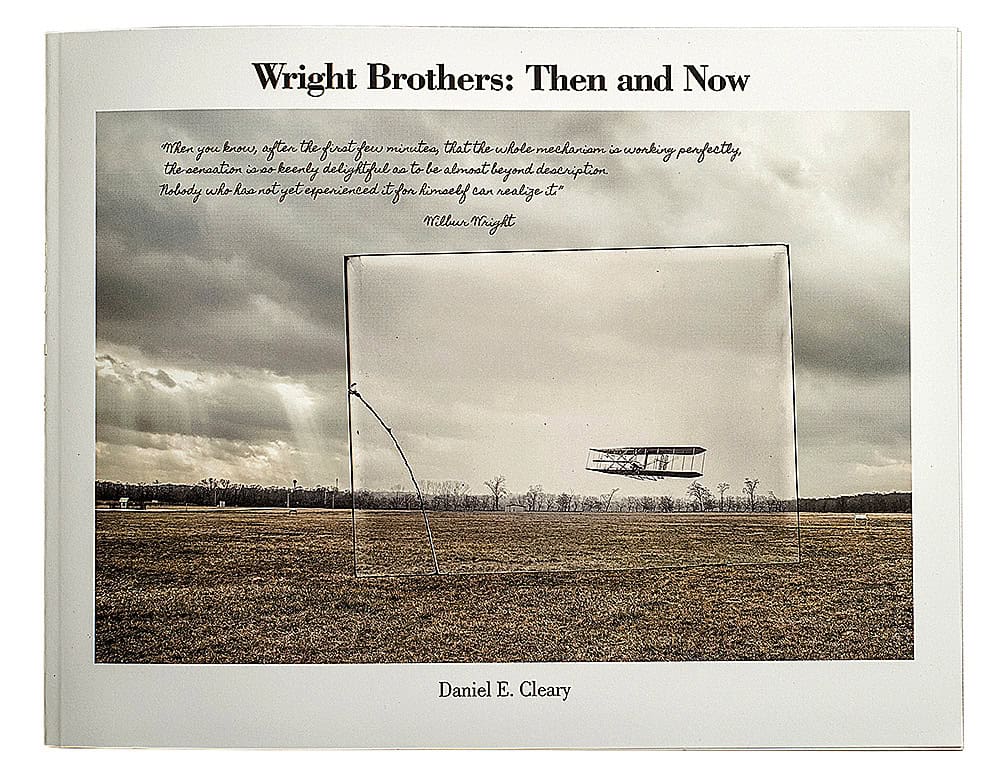 Wright Brothers- Then and Now Hard Cover book